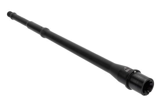 Faxon Duty Series 14.5in 5.56 NATO Gunner Barrel is made of 4150 CMV steel.